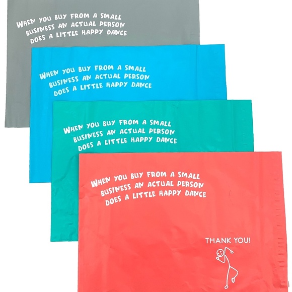 50 Thank You 10x13 Poly Mailers Shipping Envelope - Picture 1 of 15